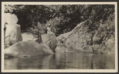 [Donna in riva al lago] da Louis Fleckenstein