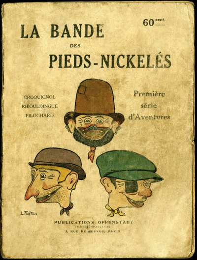 Illustrazione di copertina per "la bande des pieds nickeles, premiere serie d