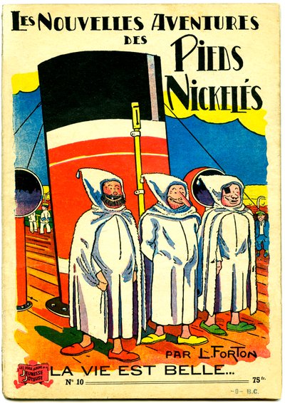 Copertina di un album a fumetti: Les Nouvelle Adventures des Pieds Nickeles, La vie est belle, n.10 da Louis Forton