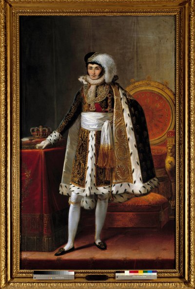 Ritratto a figura intera di Girolamo Bonaparte (1784-1860) re di Vestfalia. In costume da comandante dell