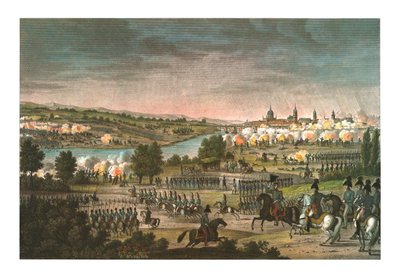 Battaglia di Dresda, 26 agosto 1813 da Louis Francois Couche