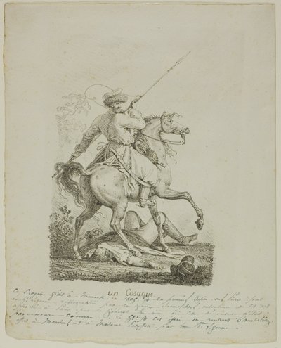 Un cosacco da Louis Francois Lejeune