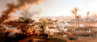 Battaglia delle Piramidi, Egitto, 21 luglio 1798 da Louis Francois Lejeune