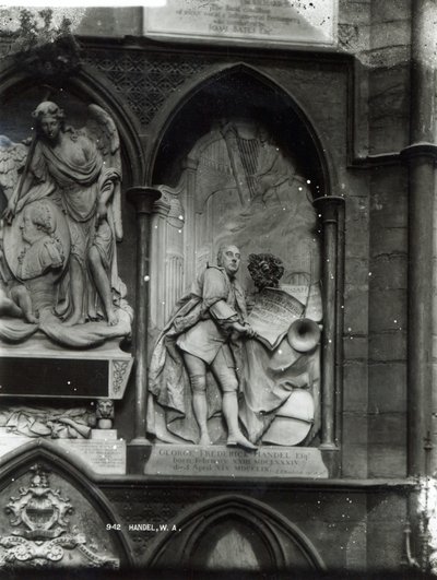 Monumento a Handel, 1762 da Louis Francois Roubilliac