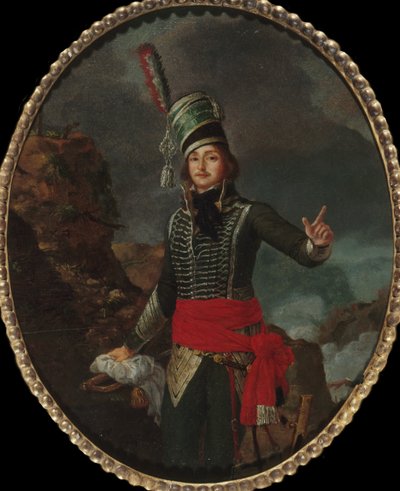 Ritratto del generale François Séverin Marceau-Desgraviers 1769-1796, c. 1796 da Louis François Sergent Marceau