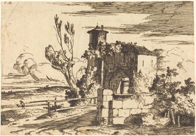 Ingresso monumentale da Louis Gabriel Moreau the Elder