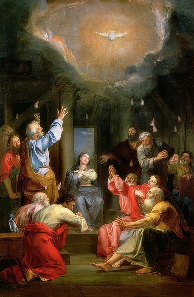 La discesa dello Spirito Santo (La Pentecôte) da Louis Galloche