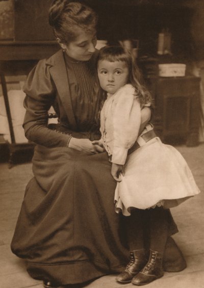 Donna e bambino, 1937 da Louis Guichard