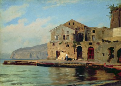 Casa sulla spiaggia a Sorrento da Louis Gurlitt