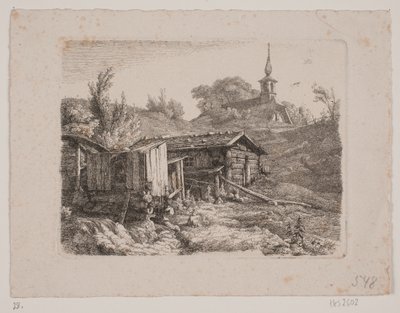Paesaggio con un mulino ad acqua da Louis Gurlitt