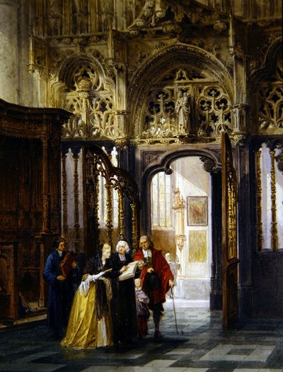 Una Visita alla Cattedrale da Louis Haghe