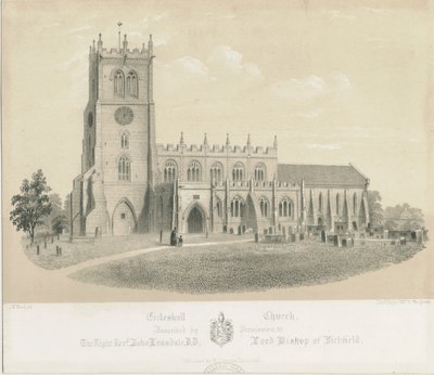 Chiesa di Eccleshall da Louis Haghe