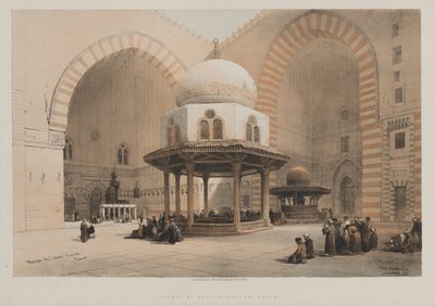 Moschea del Sultano Hassan, Cairo da Louis Haghe
