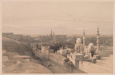 Egitto e Nubia: Volume III - N. 26, Il Cairo, Guardando a Ovest da Louis Haghe