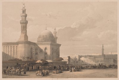 Egitto e Nubia: Volume III - No. 38, Moschea del Sultano Hassan dalla Grande Piazza..., 1838 da Louis Haghe