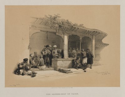 Egitto e Nubia, Volume III: La Caffetteria da Louis Haghe