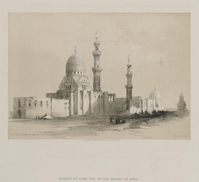 Egitto e Nubia, Volume III: Tombe dei Califfi-Il Cairo. Moschea di Ayed Be[y] da Louis Haghe
