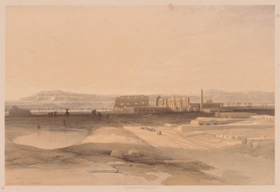 Egitto e Nubia: Volume II - N. 32, Karnak da Louis Haghe