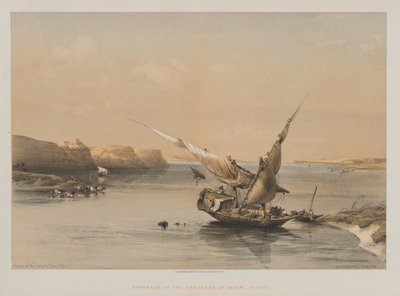 Egitto e Nubia, Volume II: Avvicinamento alla Fortezza di Ibrim, Nubia da Louis Haghe