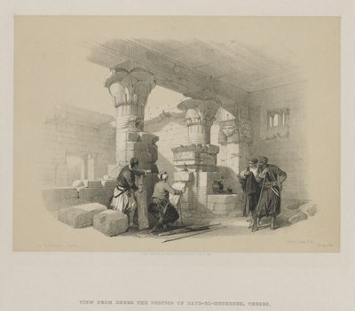 Egitto e Nubia, Volume II: Dayr-El-Medeeneh, Tebe, 1848 da Louis Haghe
