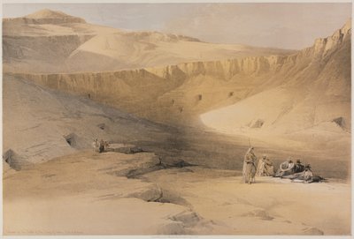 Egitto e Nubia, Volume II: Ingresso alle Tombe dei Re di Tebe, Bab-El-Malouk da Louis Haghe