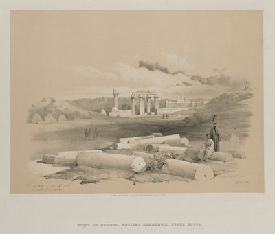 Hermont, Antica Hermonthis da Louis Haghe