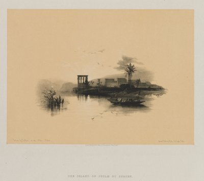 Egitto e Nubia, Volume II: Isola di File, sul Nilo, Nubia da Louis Haghe