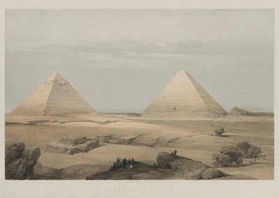Egitto e Nubia, Volume II: Piramidi di Geezeh da Louis Haghe