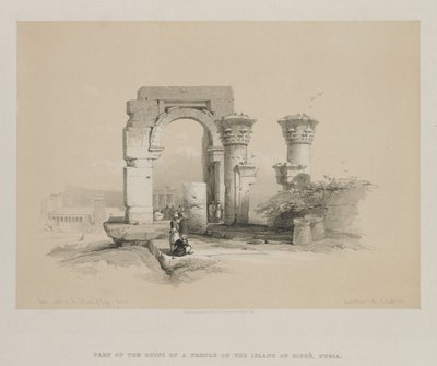 Egitto e Nubia, Volume II: Rovine - Tempio sull