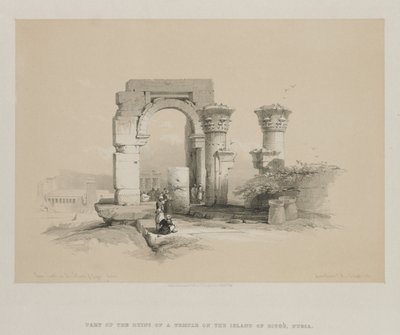 Egitto e Nubia, Volume II: Rovine - Tempio sull