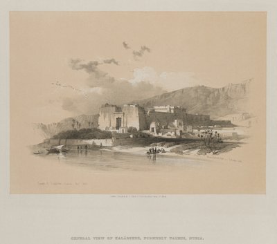 Egitto e Nubia, Volume II: Tempio di Kababshe, Nubia, 1848 da Louis Haghe