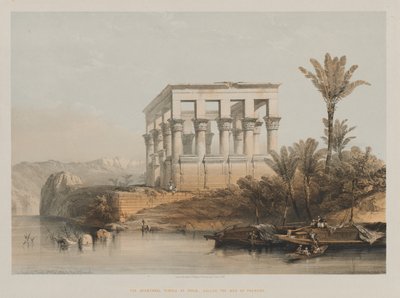 Egitto e Nubia, Volume II: Il Tempio Ipatrale a Philae, chiamato il Letto del Faraone da Louis Haghe