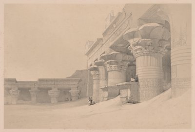 Egitto e Nubia: Volume I - N. 10, Edfou da Louis Haghe
