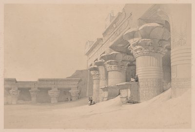 Egitto e Nubia: Volume I - No. 10, Edfou, 1838 da Louis Haghe