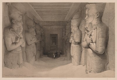 Egitto e Nubia: Volume I - N. 14, Interno del Tempio di Abu Simbel da Louis Haghe