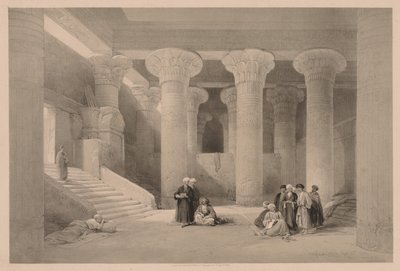 Egitto e Nubia: Volume I - N. 24, Tempio di Esna da Louis Haghe