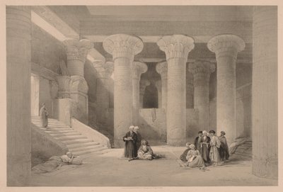 Egitto e Nubia: Volume I - N. 24, Tempio di Esneh, 1838 da Louis Haghe