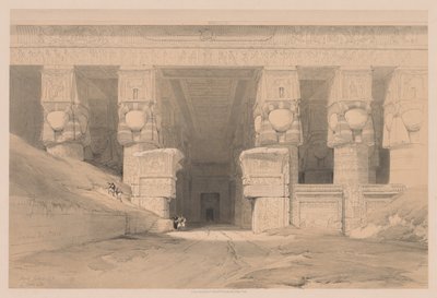 Egitto e Nubia: Volume I - N. 35, Dendera da Louis Haghe