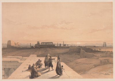 Egitto e Nubia: Volume I - N. 38, Rovine di Karnak da Louis Haghe