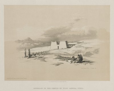 Egitto e Nubia, Volume I: Accesso al Tempio di Wady Saboua, Nubia da Louis Haghe