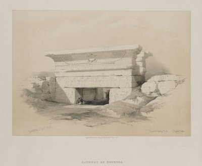 Egitto e Nubia, Volume I: Dendera da Louis Haghe