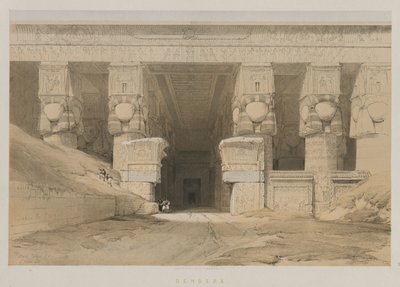 Egitto e Nubia, Volume I: Dendera da Louis Haghe