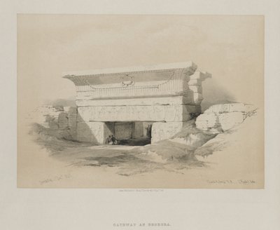 Egitto e Nubia, Volume I: Dendera, 1847 da Louis Haghe