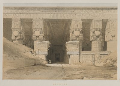 Egitto e Nubia, Volume I: Dendera, 1847 da Louis Haghe