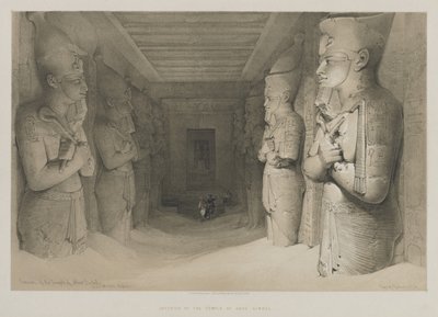 Egitto e Nubia, Volume I: Interno del Tempio di Aboo-Simbel da Louis Haghe