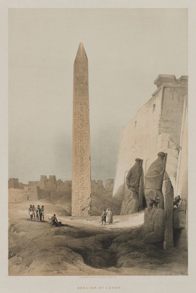 Egitto e Nubia, Volume I: Luxor, 1846 da Louis Haghe