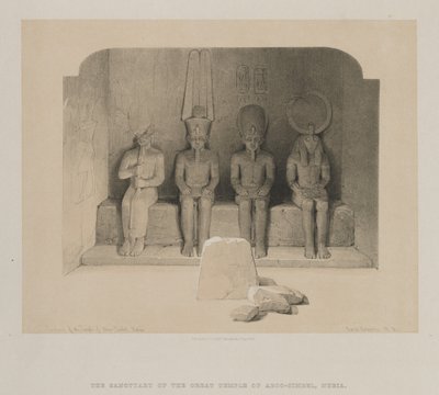 Egitto e Nubia, Volume I: Santuario del Tempio di Abu Simbel, Nubia da Louis Haghe