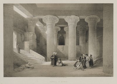 Egitto e Nubia, Volume I: Tempio a Esneh da Louis Haghe
