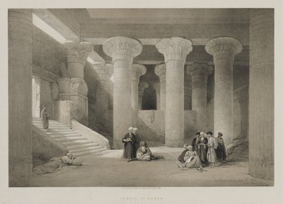 Egitto e Nubia, Volume I: Tempio a Esneh da Louis Haghe