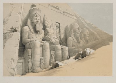Egitto e Nubia, Volume I: Il Grande Tempio di Abu Simbel, Nubia da Louis Haghe